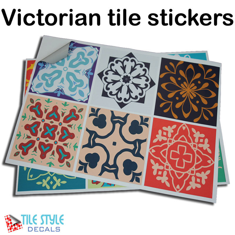 victorian tile stickers