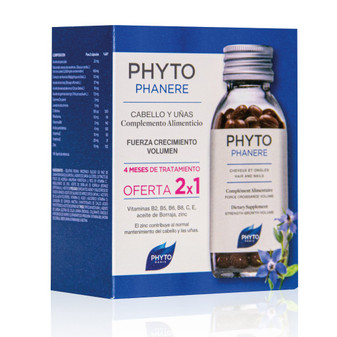 Phyto phytophanère cabellos y uñas 2 x 120 cápsulas