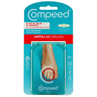 Compeed ampollas hidrocoloide dedos pies 8 U