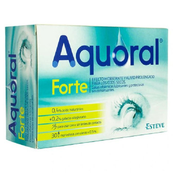 Aquoral forte lubricante ocular 30 monod