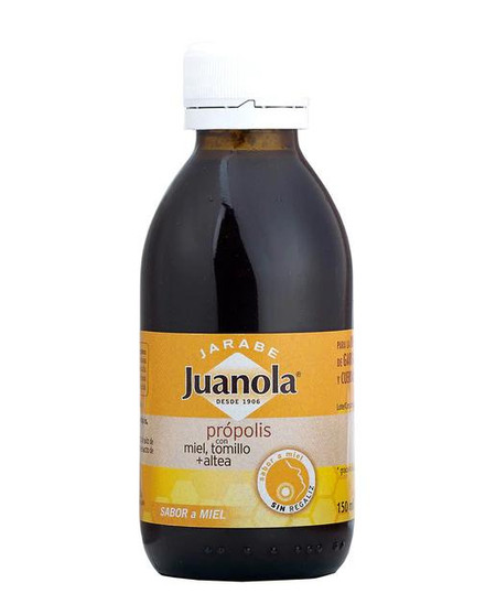 Jarabe propóleos miel, tomillo, altea juanola