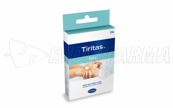 Hartmann tiritas aqua. 20 UDS. 3 tamaños.