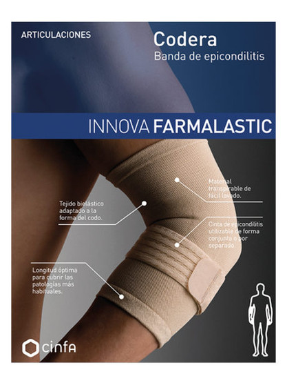 Codera banda epicondilitis farmalas (a)