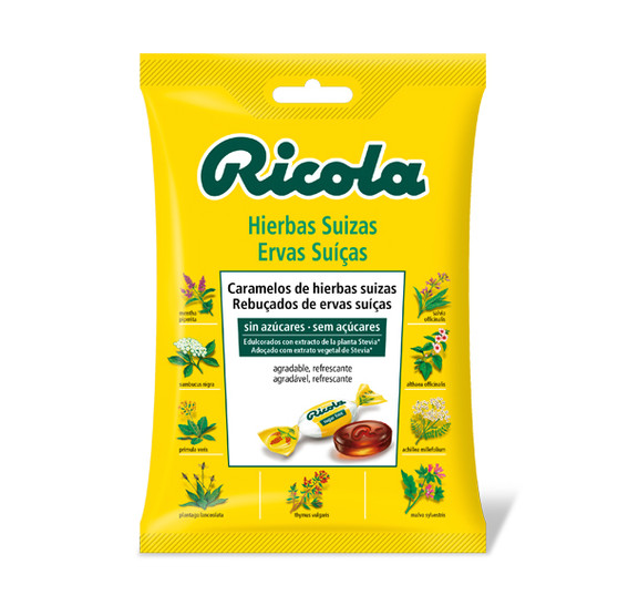 Ricola bolsa sin azúcar 70 g hierbas
