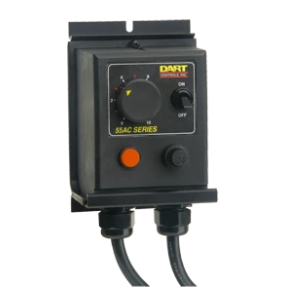 Dart Controls 57AC15E, Enclosed variable AC voltage supply 0-240VAC full wave 15 amps max.