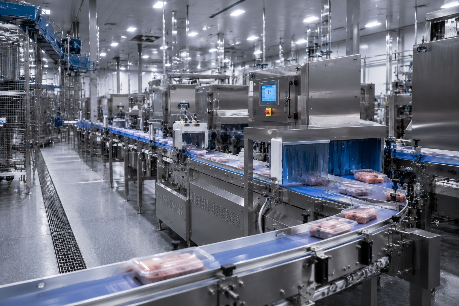 Food processing conveyor systems