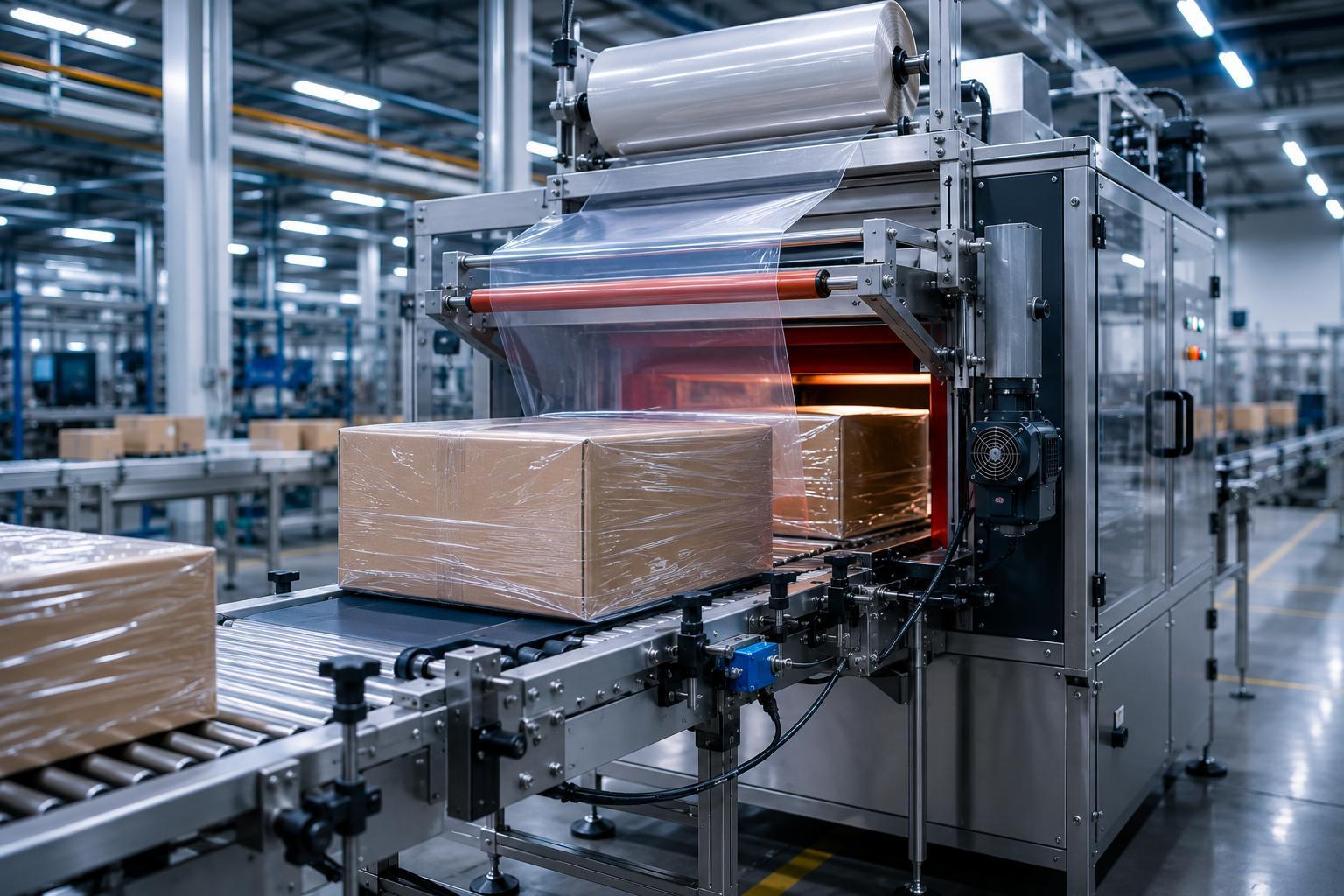 Shrink wrapping equipment