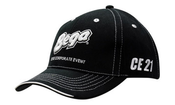 Brushed Heavy Cotton with Open Lip Sandwich and Contrast Stitching