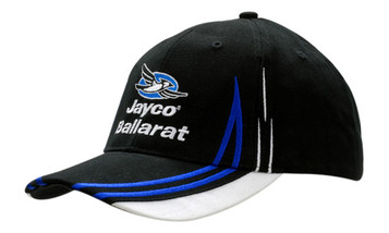 Brushed Heavy Cotton with Peak Indents/Embroidery on Crown & Peak