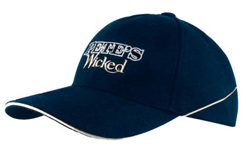 American Premium Twill with Sandwich Trim on Peak & Crown