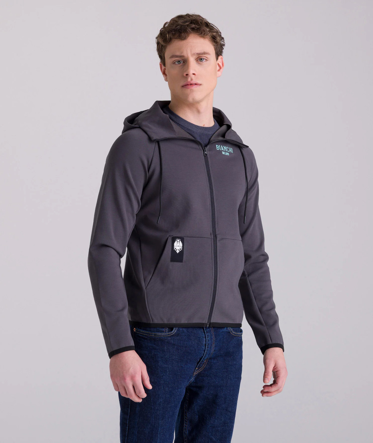 Bianchi Milano Fan Hoodie BikeChain - Main Image