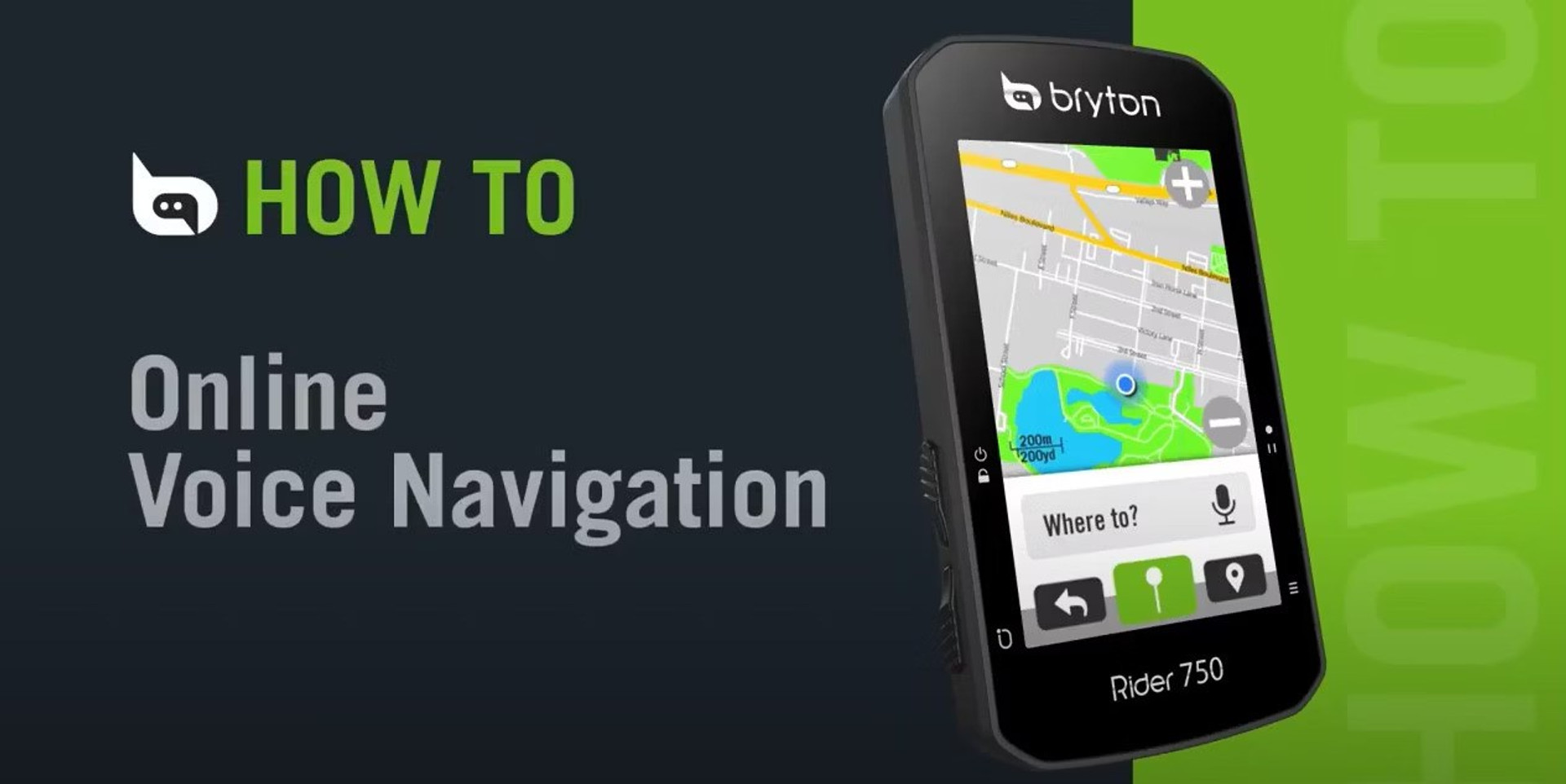 Bryton - Rider 750 | Online Voice Navigation