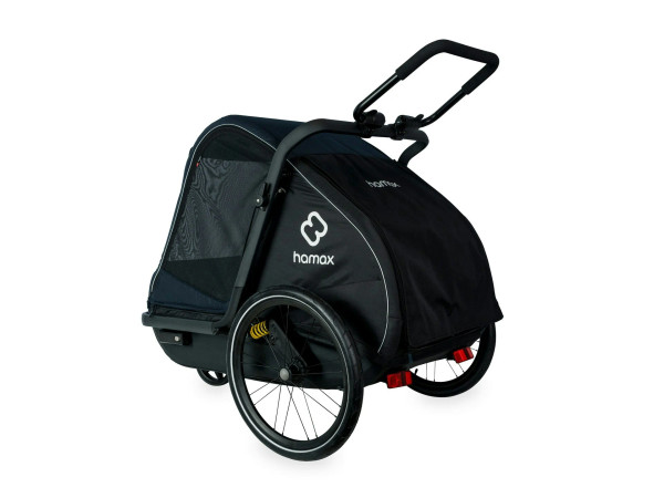 Pluto Dog Trailer Navy/Black Large