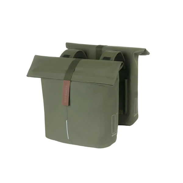 City Double Pannier Bag 28-32L Moss Green