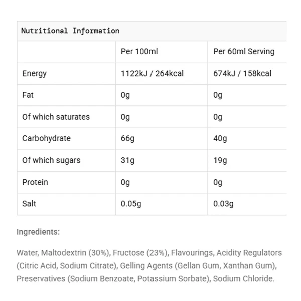 BETA FUEL Gels 60ml 6 Pack Strawberry Lime