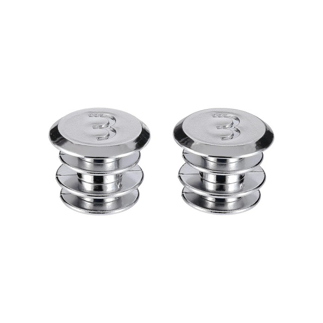 End Caps Silver 2Pcs