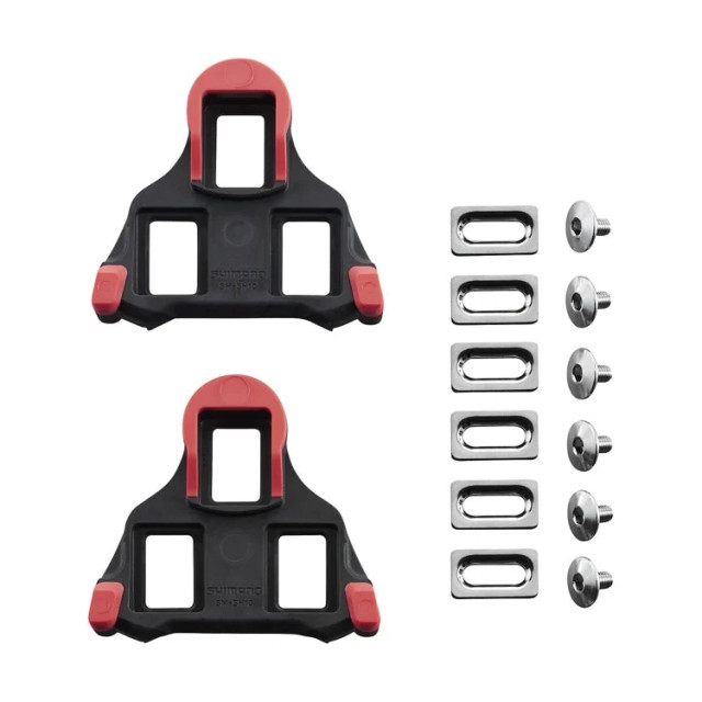 SM-SH10 SPD SL Red Cleat Set - Fixed Mode