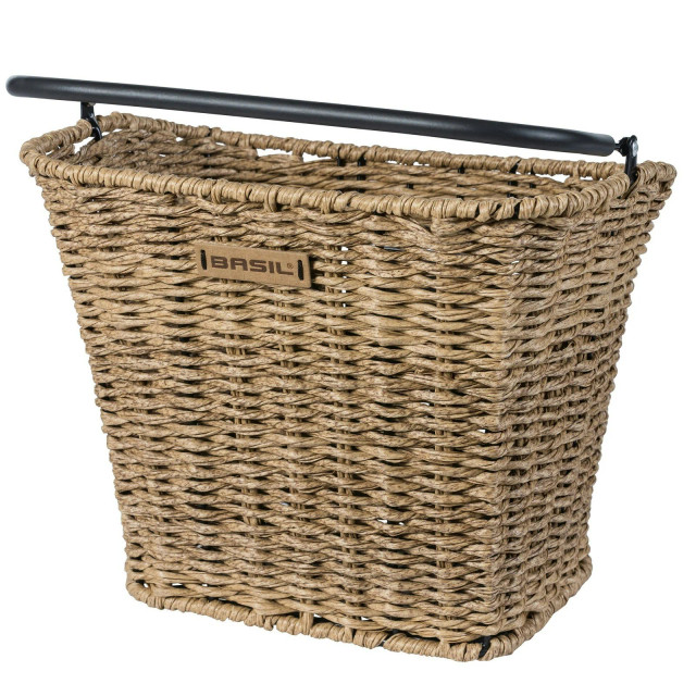 Bremen Rattan Look Bicycle Front Basket Brown