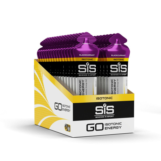 SiS GO Plus Isotonic Energy Gels 60ml 30 Pack Blackcurrant