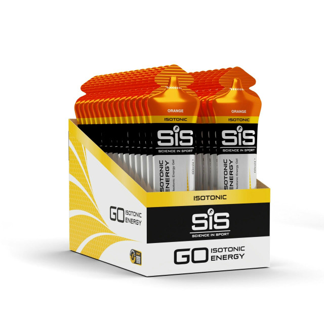 SiS GO Plus Isotonic Energy Gels 60ml 30 Pack Orange