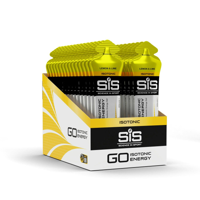 SiS GO Plus Isotonic Energy Gels 60ml 30 Pack Lemon & Lime