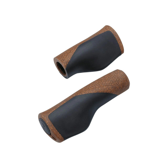 Grips Mamba R130/L92Mm Blk/Cork W/End Cap