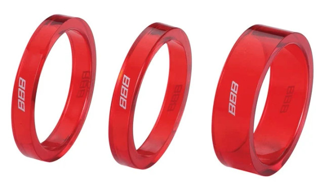 TransSpace 1-1/8 2X 5mm 1X 10mm Red Trans TransSpace 1-1/8 2X 5mm 1X 10mm Red Trans