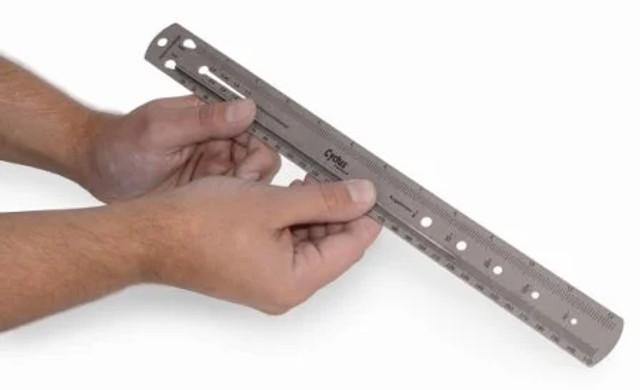 Metal Spoke Ruler Metal Spoke Ruler