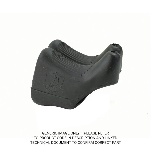 Right + Left Ep Ps Rubber Hoods - Red EC-AT500R