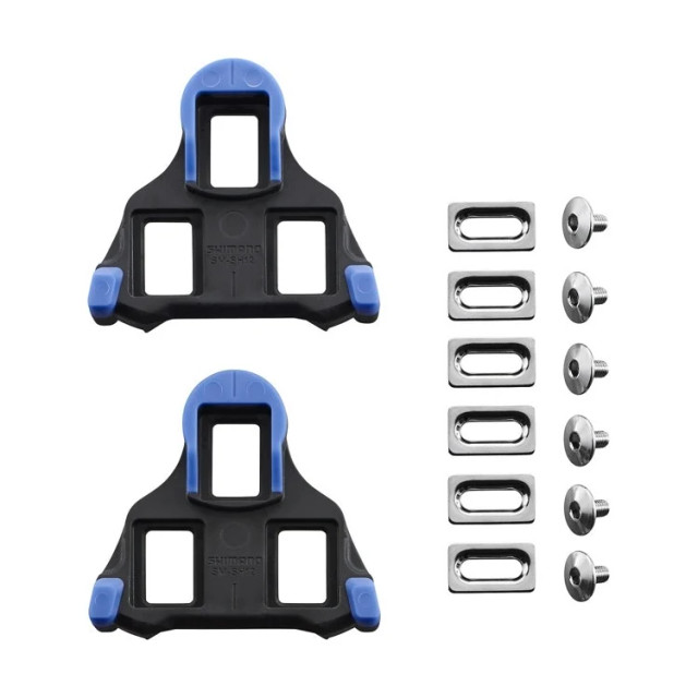 SM-SH12 SPD SL Blue Cleat Set - Centre Pivot Mode