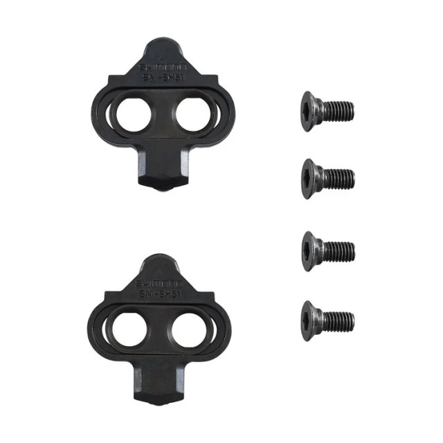 SM-SH51 SPD Cleat Set Single Direction Release W/New Cleat Nut