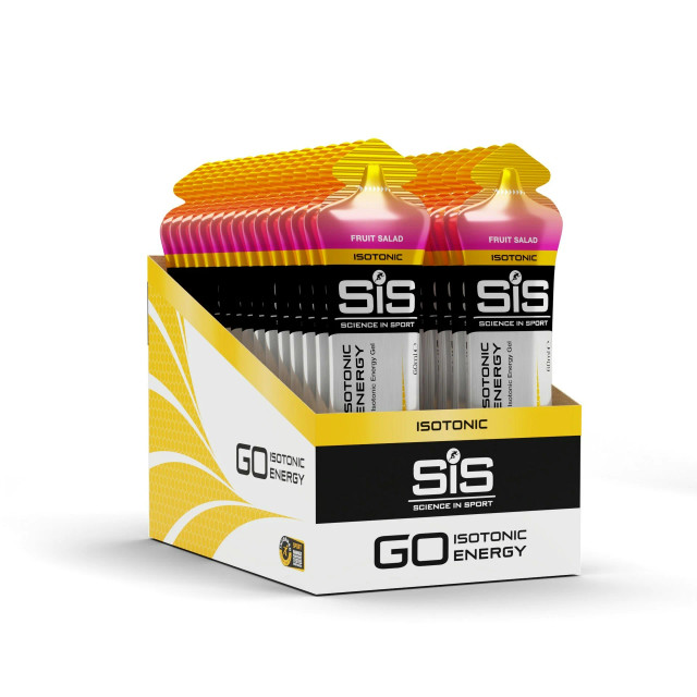 GO Plus Isotonic Energy Gels 60ml 30 Pack Fruit Salad GO Plus Isotonic Energy Gels 60ml 30 Pack Fruit Salad