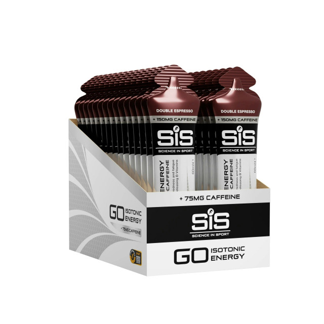GO Plus Caffeine Gels 60ml 30 Pack Double Espresso GO Plus Caffeine Gels 60ml 30 Pack Double Espresso
