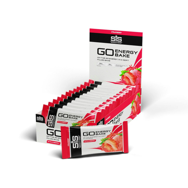 SiS GO Energy Bake Bars Strawberry 12 Pack x 50g