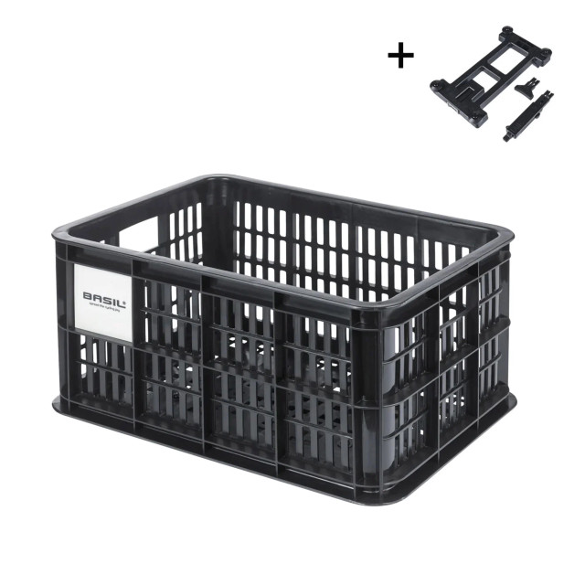 Crate MIK 2.0 Black Recycled Lockable Small 17.5L Crate MIK 2.0 Black Recycled Lockable Small 17.5L