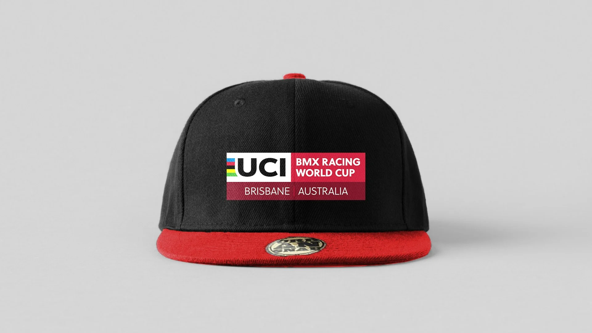 2024 UCI BMX World Cup Brisbane Snap-Back Cap Black/Red