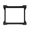 1915-3-500-08 8RU OPEN WALL RACK 18"D 10-32 TAPPED 19" EIA MNT BLACK