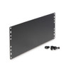 1901-1-101-03 3RU BLANK PANEL STEEL FLAT 19" MNT BLACK