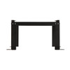 1915-3-300-16 16RU V-LINE FIXED WALL RACK 12"D UNIV CAGE NUT/10-32 TAPPED 19" EIA MNT BLACK