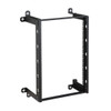 1915-3-300-16 16RU V-LINE FIXED WALL RACK 12"D UNIV CAGE NUT/10-32 TAPPED 19" EIA MNT BLACK