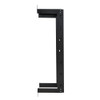 1915-3-300-21 21RU V-LINE FIXED WALL RACK 12"D UNIV CAGE NUT/10-32 TAPPED 19" EIA MNT BLACK