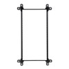 1915-3-300-21 21RU V-LINE FIXED WALL RACK 12"D UNIV CAGE NUT/10-32 TAPPED 19" EIA MNT BLACK