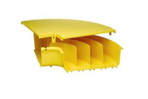 Commscope Rack Cover Commscope FGS-SH9E-F Horizontal 90 Degree Elbow Snap-On Cover 12 ...