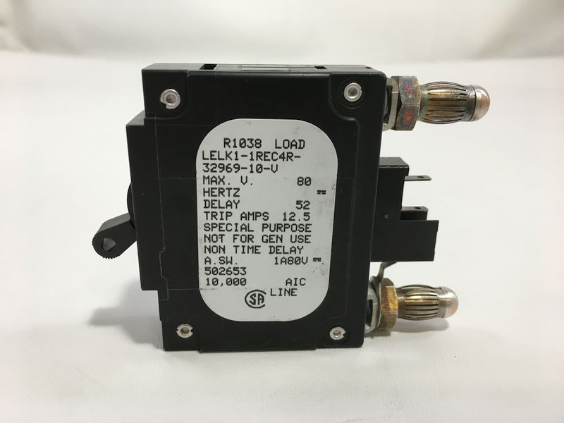 Eltek 502653 / LELK1-1REC4R-32969-10-V Breaker 10 Amp Bullet Style