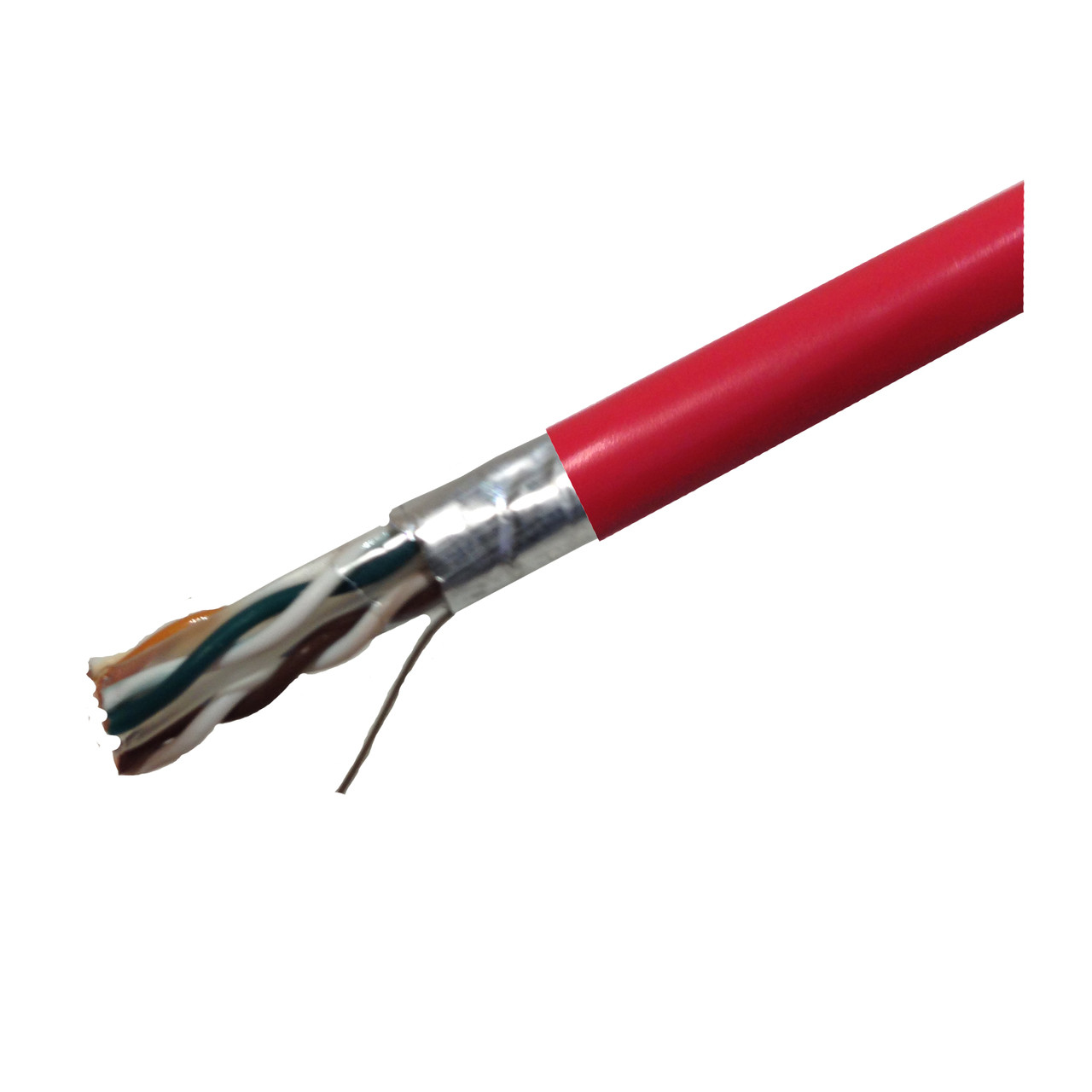 CAT6 STP CMP Solid Shielded Plenum Ethernet Cable 4PR 1000' Box