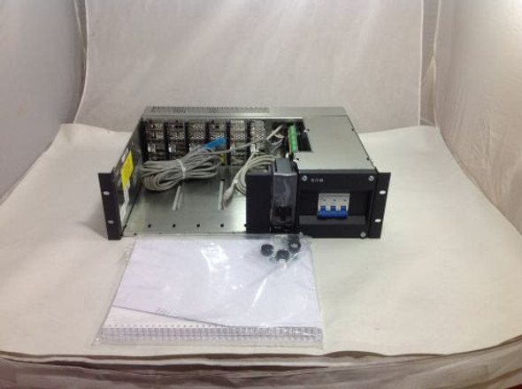 Eaton RM6-330-3101 Rectifier Panel 6 Slots w/SC300 Controller / 48vDC