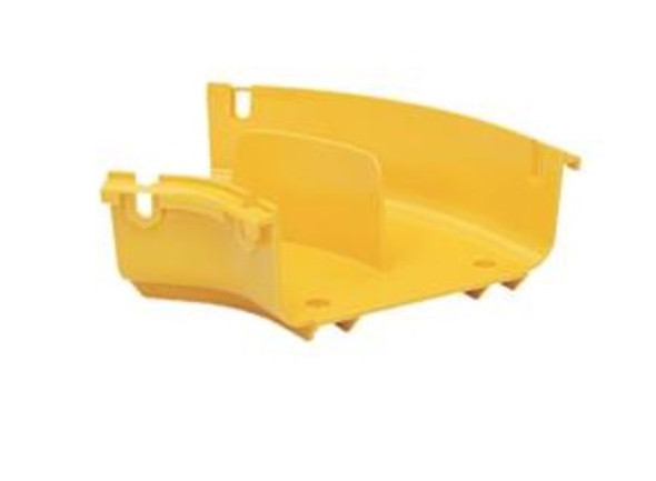 FGS-MH4E-G  2X6 HORIZONTAL ELBOW 45 DEGREE YELLOW