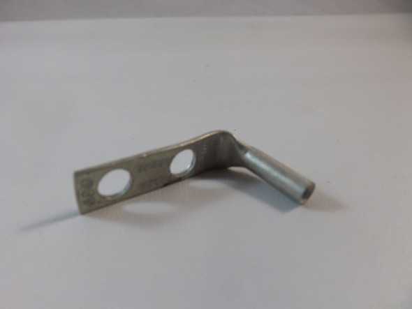 YAZV102TC1490 Lug 2-Hole #14-10 AWG / 1/4" Stud / 5/8" Spacing / Long Barrel / 90 Degree
