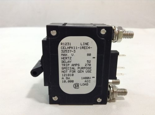 Eltek 121810 / CELHPK11-1REC4-32537-3 Breaker 200A / 2-Pole / Bolt Style / 3-Pin