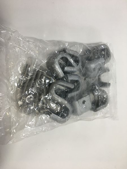 Angle Adapter 3/8" / Tapped Hole and Set Bolt / Stainless Steel / Pack of 10 (Compares to Commscope 294572) 